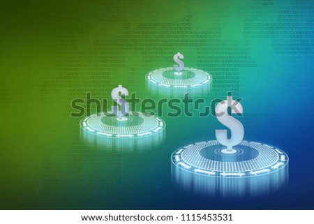 Dollar on abstract light background
,Abstract money background
Growth, Finance concept image