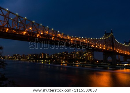 a Bridge iluminated