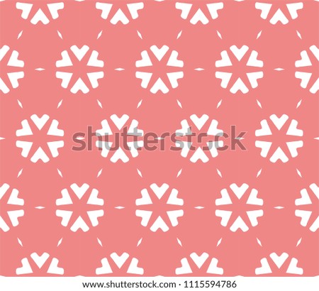 Seamless Simple Colorful Geometric Repeating Tile Pattern. Vector Illustration.
