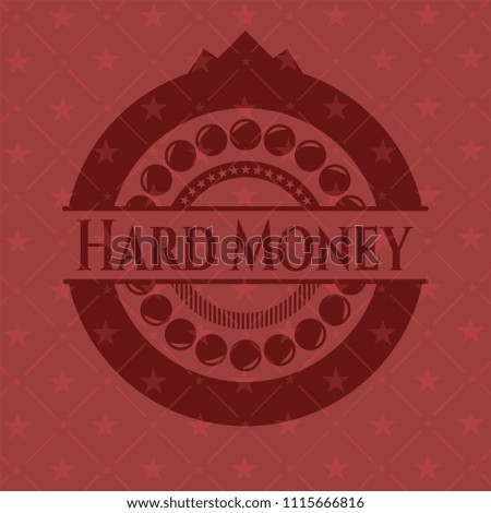 Hard Money vintage red emblem