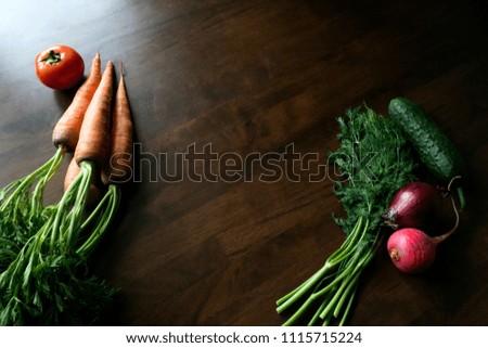 raw vegetables healthy food parsley dill food photo low key
