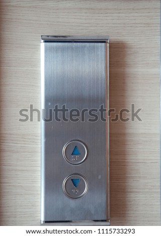 Lift button elevator abstract background