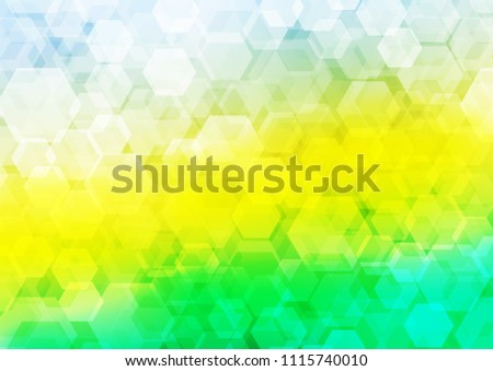 Light Green, Yellow vector polygon abstract background. Colorful illustration in abstract style with gradient. Brand new design for your business.