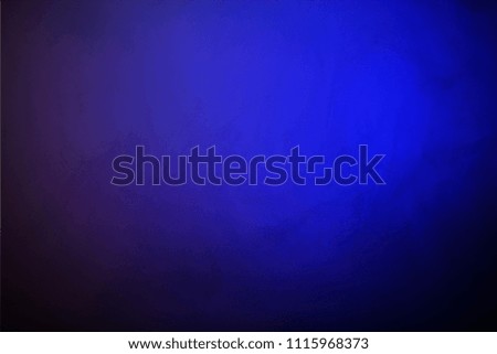 A saturated blue texture for a design background. A bright abstract space for filling. Colorful wall. The rumpled plane. Celestial shades. Space nebulae. Raster image.