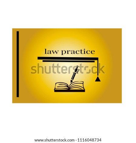 Justice Law Firm Book Vector Logo Design Template