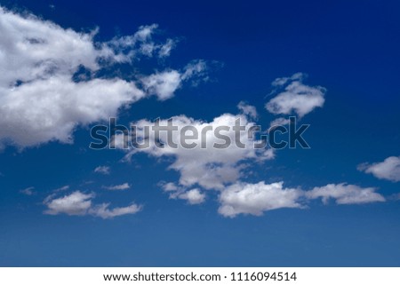 cumulus clouds perfect white in blue sky background