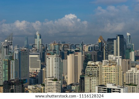 scenic of metropolis urban cityscape daytime