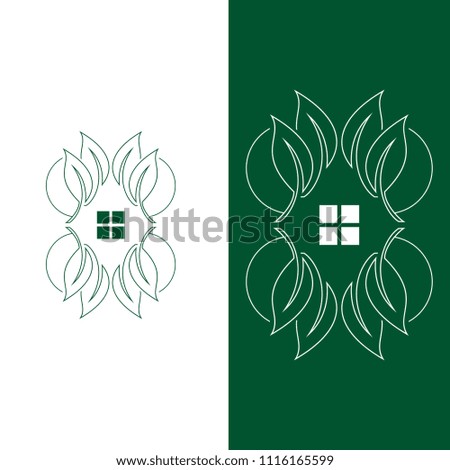 tree houses symbol template logo