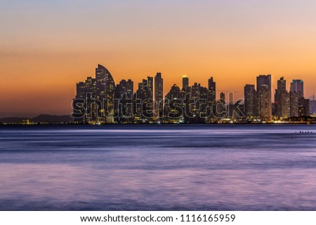 Panama City Skyline Royalty-Free Stock Photo #1116165959