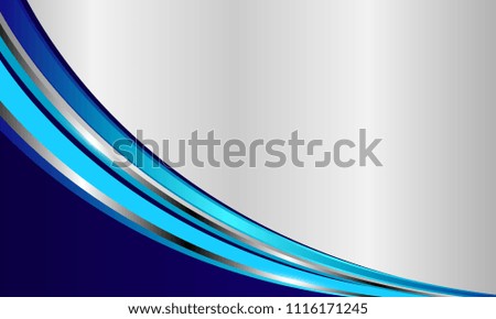 Abstract technology background blue and gray modern design background vector