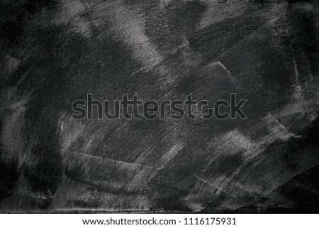 Abstract chalk blackboard with chalk scratch in learning classroom , ready used as background for add text or graphic