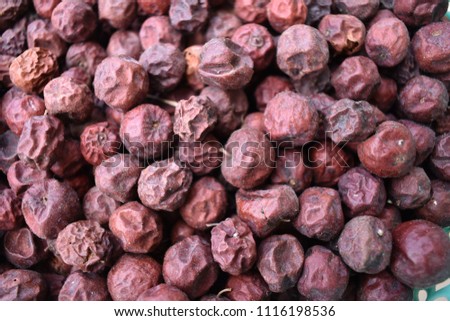 Brown berry for drying 