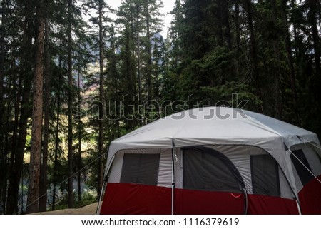 Lucerne Campground at Mount Robson Provincial Park, British Columbia, 2016