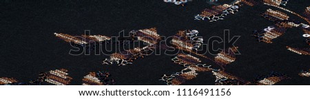 Fabric texture black brown patterns.  Photography Studio