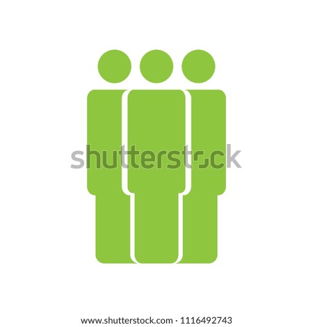 Isolated business teamwork icon