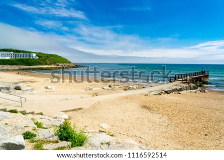 The beach at Bowleaze Cove near WeymouthDorset England UK Europe