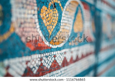 historical artifacts stone mosaic texture background