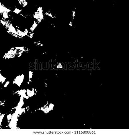 Simple abstract black and white drawing. Expressive drawing. Abstract Overlay Texture. Vector.