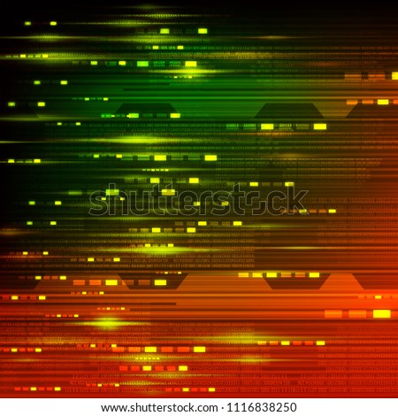 Modern Digital Cyber Futuristic Circuit board system or High Speed Internet Background,Hi-tech and technology Concept design,Vector Illustration.