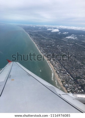 View Of Florida From Airplane
