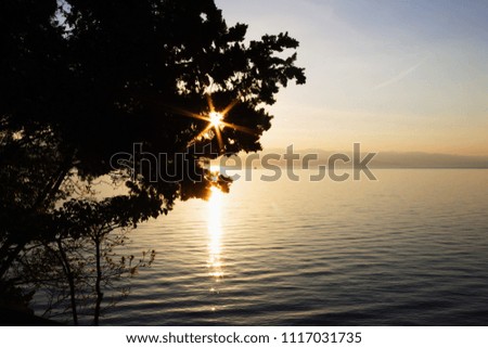 Dawn on the Adriatic Sea, Croatia, Europe
