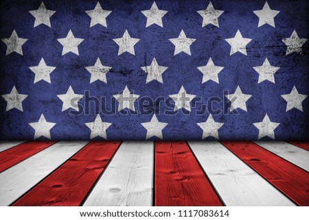 USA background perspective view