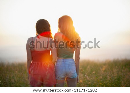 Sunset with Emma