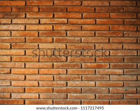 Close up brick wall for background texture