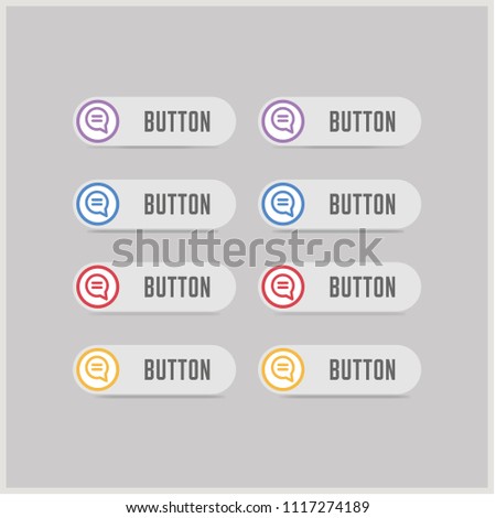 Speech bubble icon - Free vector icon