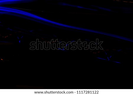 Colorful abstract light lines
