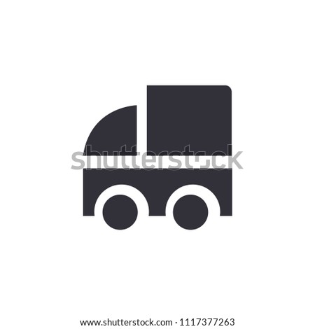 Truck icon isolated on white background. Vehicle symbol modern, simple, vector, icon for website design, mobile app, ui. Vector Illustration