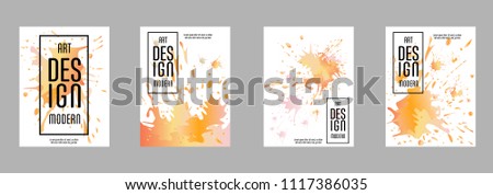 Covers templates set with bauhaus, memphis and hipster style graphic geometric elements. Applicable for placards, brochures, posters, covers and banners.
