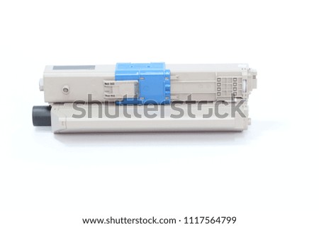 Toner cartridge Compatible isolated on white background.