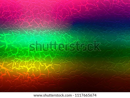 Dark Multicolor, Rainbow vector template with bubble shapes. Glitter abstract illustration with wry lines. The elegant pattern for brand book.