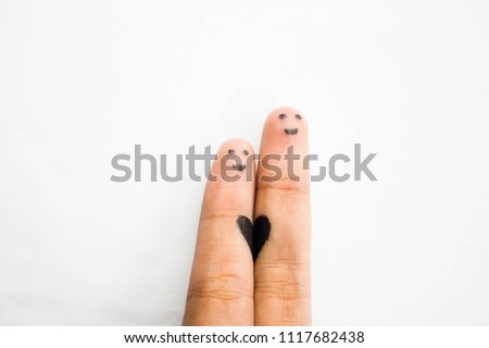 Hand love smaile