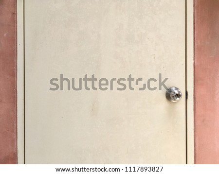 Door for texture background