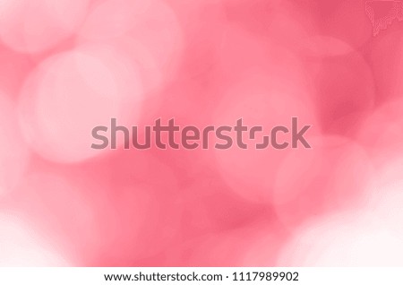 Soft blurred bokeh on rose background