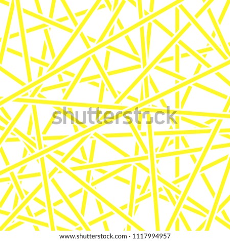 Abstract geometric pattern with stripes, lines. Vector background. White and yellow ornament. Simple lattice graphic design