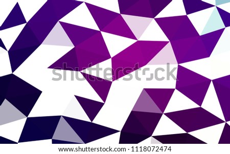 Dark Purple, Pink vector abstract mosaic abstract mosaic. Shining colored illustration in a Brand new style. The completely new template can be used for your brand book.
