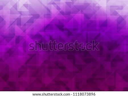 Dark Purple vector blurry hexagon template. Brand new colored illustration in blurry style with gradient. The completely new template can be used for your brand book.