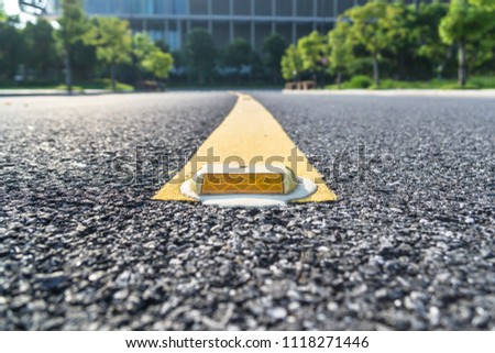 close up of asphalt road