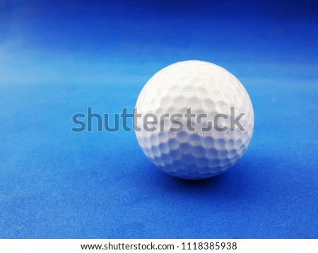 white golf ball