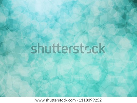 Light BLUE vector polygon abstract background. Brand new colored illustration in blurry style with gradient. The completely new template can be used for your brand book.