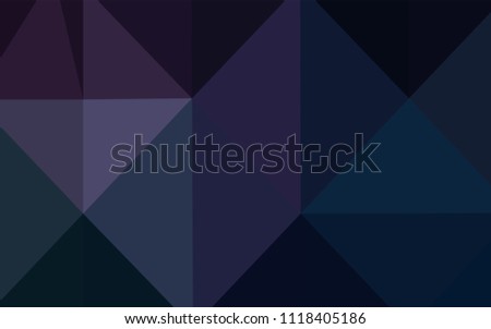 Dark Pink, Blue vector blurry triangle pattern. Shining colored illustration in a new style. A completely new design for your business.