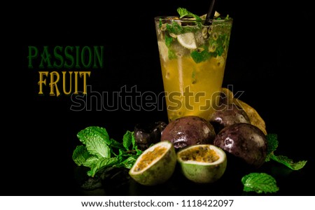 Passion fruit smoothie