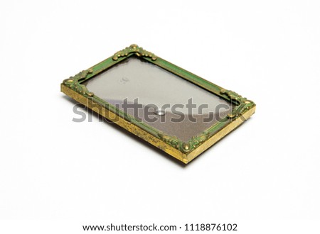 Old Picture Frame on white background