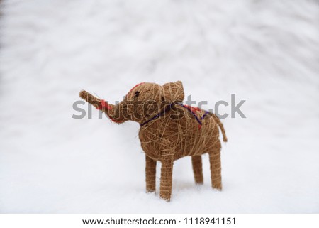 A stuffed animal Elephant toy
