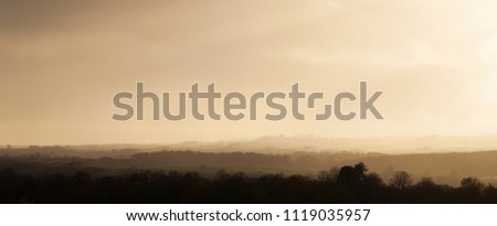Sunset over South Lanarkshire