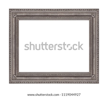 Silver frame for paintings, mirrors or photo
