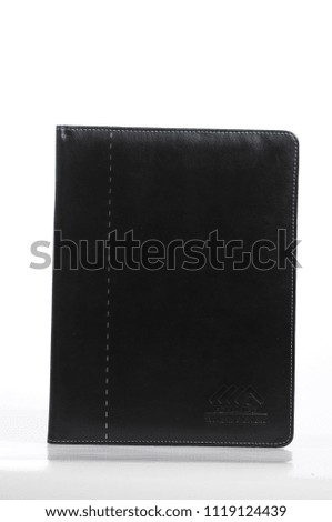 Isolated photo of a black wallet